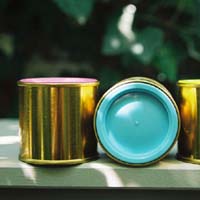 Tin cans for ice-cream